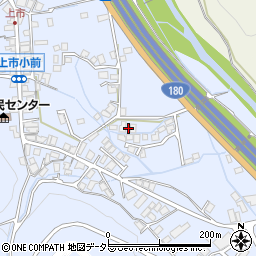 岡山県新見市上市119周辺の地図