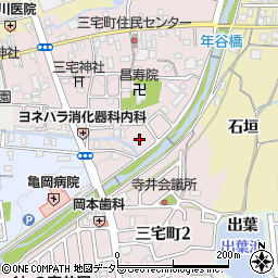 京都府亀岡市三宅町亀ケ渕周辺の地図