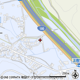 岡山県新見市上市117周辺の地図