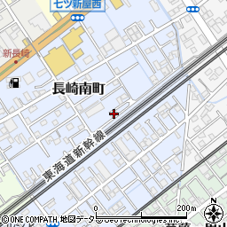 新長崎町自治会館周辺の地図