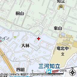 愛知県知立市山町大林19周辺の地図