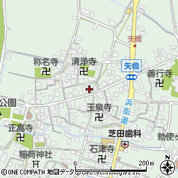 滋賀県草津市矢橋町1407周辺の地図
