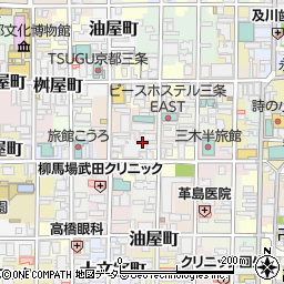 京都府京都市中京区朝倉町544周辺の地図