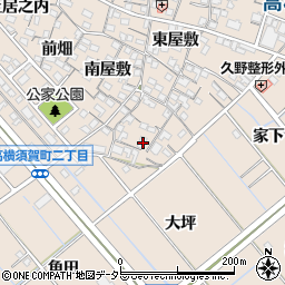 愛知県東海市高横須賀町辰巳屋敷27周辺の地図