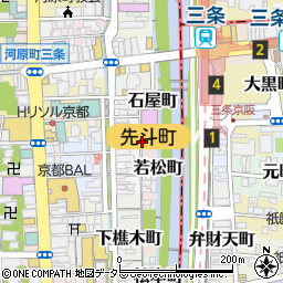 先斗町ビル周辺の地図