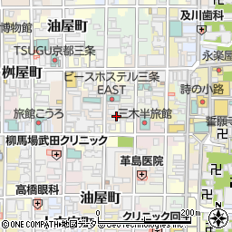 京都府京都市中京区朝倉町543周辺の地図