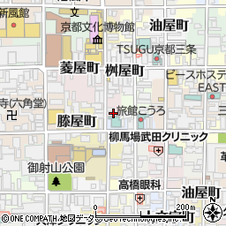プリオーレ京都三条高倉周辺の地図
