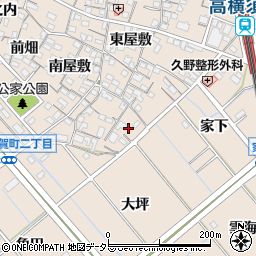 愛知県東海市高横須賀町辰巳屋敷35周辺の地図