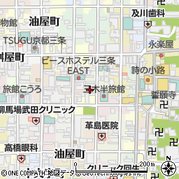 ライオンズマンション京都三条第３周辺の地図