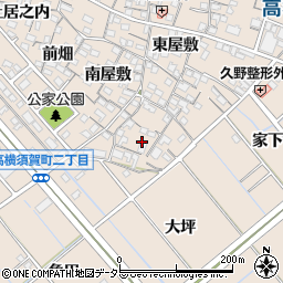 愛知県東海市高横須賀町辰巳屋敷周辺の地図