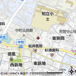 愛知県知立市中町家下24-3周辺の地図