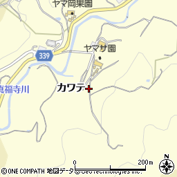 愛知県岡崎市駒立町カワテ33周辺の地図