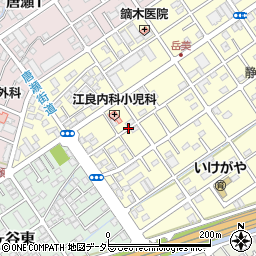 静岡県静岡市葵区岳美2周辺の地図