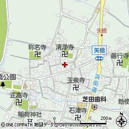 滋賀県草津市矢橋町1404周辺の地図