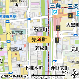 京町家BAR C＆D 先斗周辺の地図