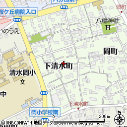 静岡県静岡市清水区下清水町周辺の地図