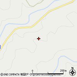 愛知県新城市愛郷若宮周辺の地図