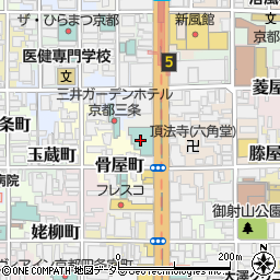 ホテルモントレ京都周辺の地図