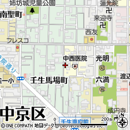 堀田染工場周辺の地図
