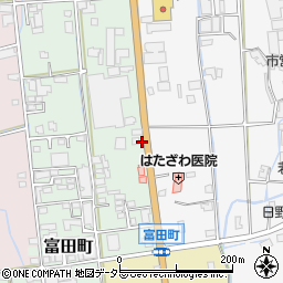 兵庫県西脇市富田町26周辺の地図