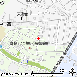 滋賀県草津市野路町122-2周辺の地図