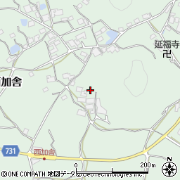 京都府亀岡市本梅町西加舎（石敷）周辺の地図