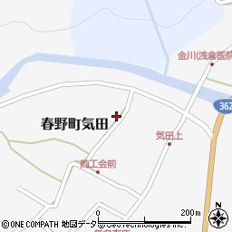 静岡県浜松市天竜区春野町気田903周辺の地図