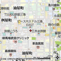 京都府京都市中京区朝倉町540周辺の地図