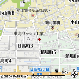 岡本進学塾周辺の地図