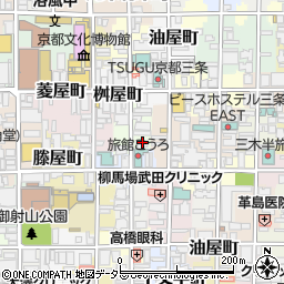 京都府京都市中京区道祐町148周辺の地図
