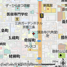 ホテルモントレ京都　ブライダルサロン周辺の地図