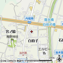 愛知県東海市加木屋町白拍子140周辺の地図