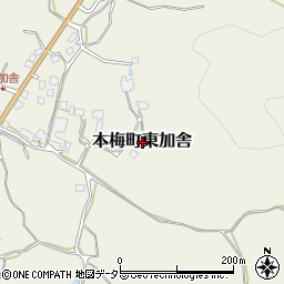 京都府亀岡市本梅町東加舎周辺の地図