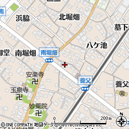 愛知県東海市養父町城之内周辺の地図