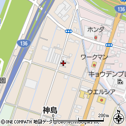 静岡県伊豆の国市神島112周辺の地図