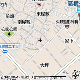 愛知県東海市高横須賀町辰巳屋敷22周辺の地図