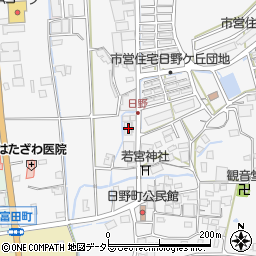 兵庫県西脇市日野町60周辺の地図