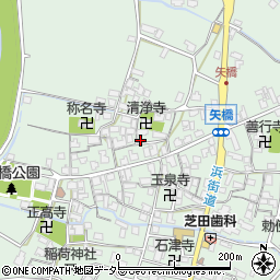 滋賀県草津市矢橋町1392周辺の地図