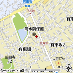鐘庵　有東坂店周辺の地図