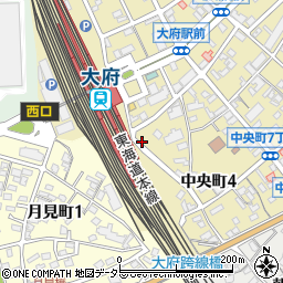 名鉄協商大府駅前第７駐車場周辺の地図