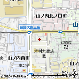 京都府京都市右京区山ノ内西裏町15-87周辺の地図