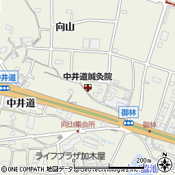 中井道鍼灸院周辺の地図