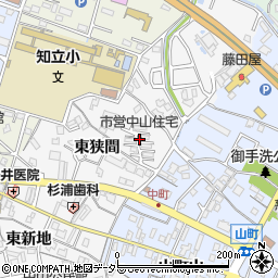 愛知県知立市中山町周辺の地図