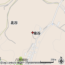 愛知県岡崎市真福寺町東谷74周辺の地図