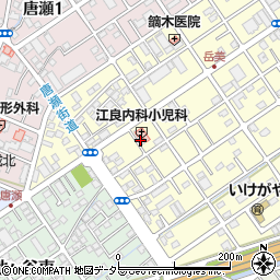 江良医院周辺の地図