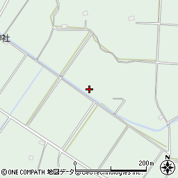 千葉県南房総市安馬谷周辺の地図