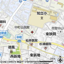 愛知県知立市中町家下24周辺の地図