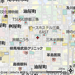 京都府京都市中京区朝倉町535周辺の地図