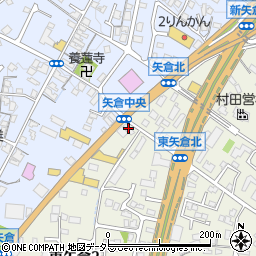 松山理容店周辺の地図