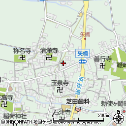 滋賀県草津市矢橋町1413周辺の地図